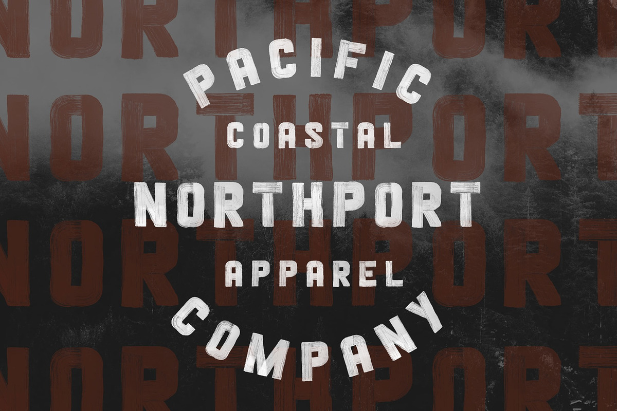 Blackshore - Hand Painted SVG Font preview 5