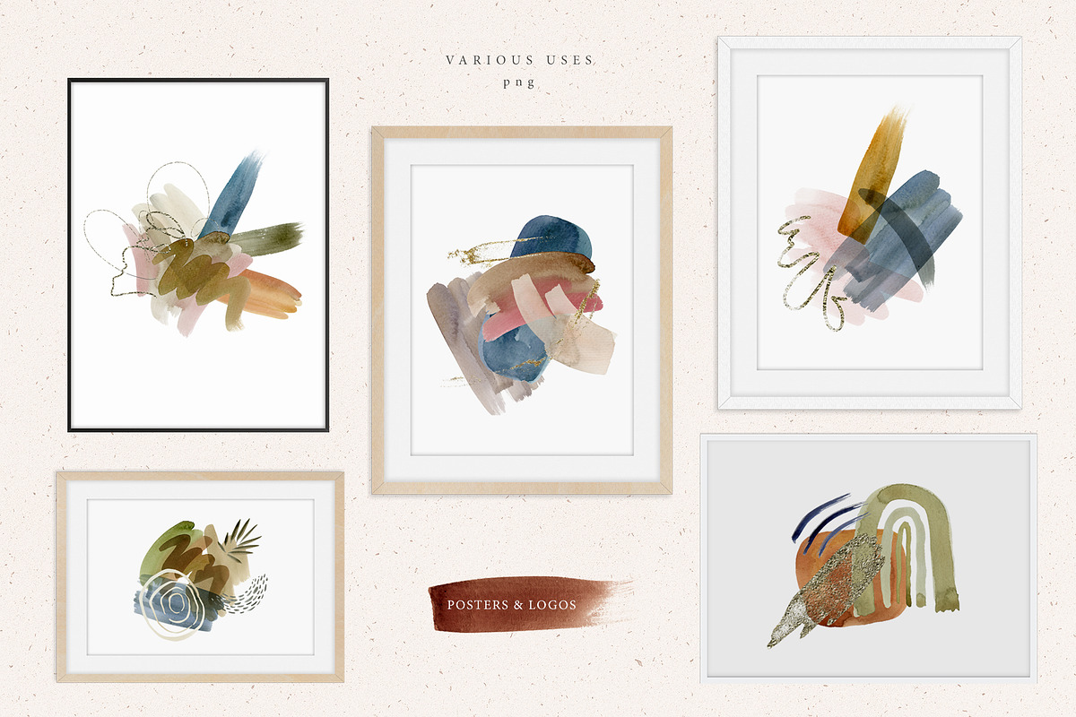 Abstract Autumn & Logo Templates., a Texture Graphic by Designwork (Photo 2 of 25)