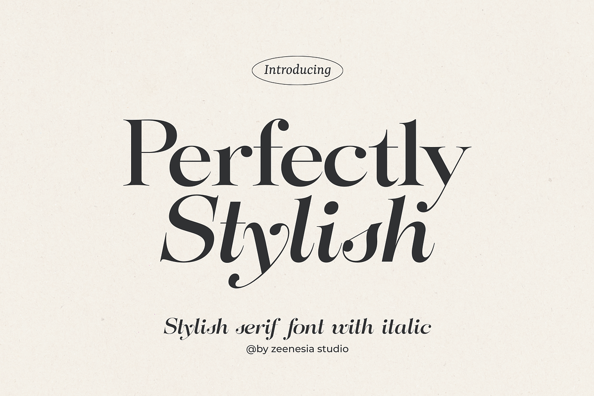 Perfectly Stylish, a Serif Font by zeenesia (Photo 16 of 18)