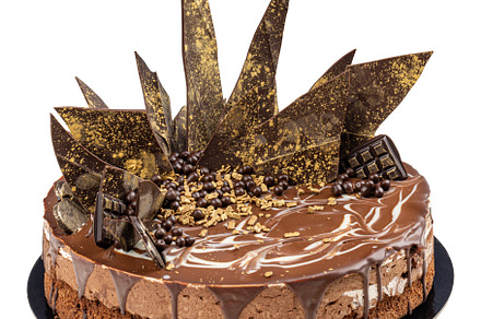 Festive chocolate cake, a Background Photo by Grafvision photography