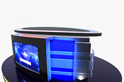 TV Studio Desk Collection (12 PCS), a Furniture 3D Model by akerStudio (Thumbnail 147 of 153)