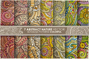 Floral Ethnic Seamless Patterns, a Pattern Graphic by BALABOLKA (Thumbnail 3 of 6)