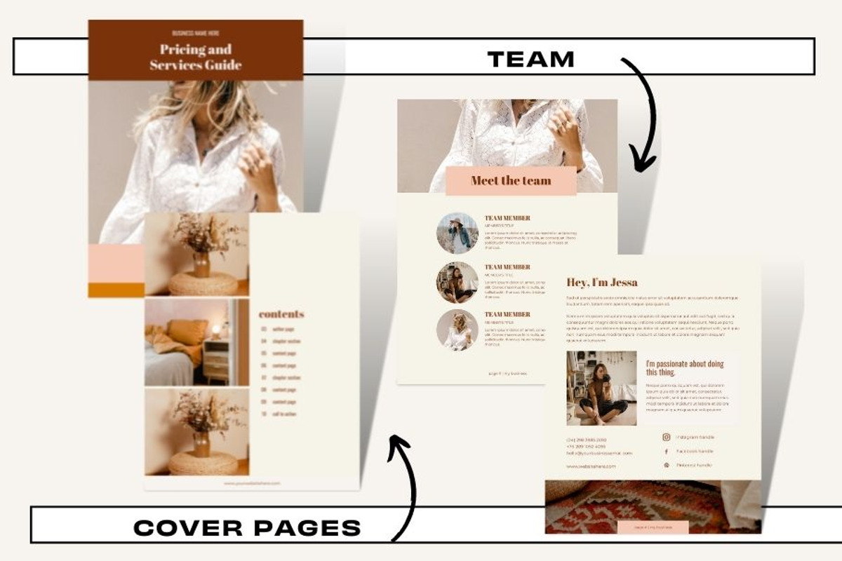 Pricing Guide - Abstract Boho, a Social Media Template by Freedom Business Shop (Photo 5 of 11)