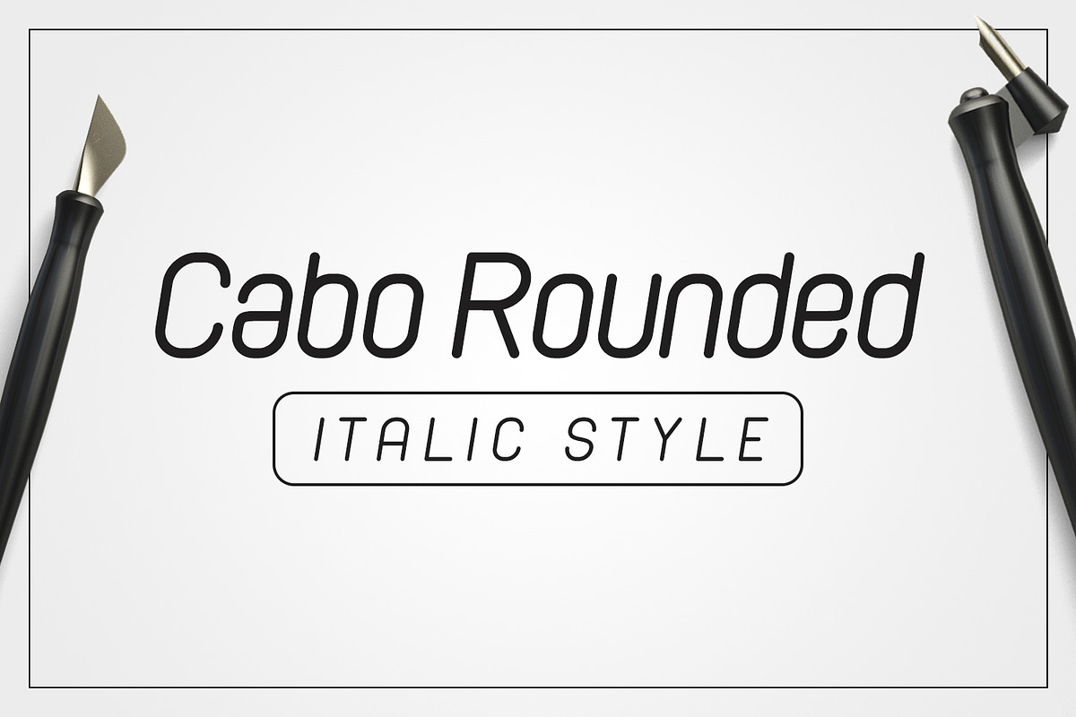 Cabo Rounded Italic