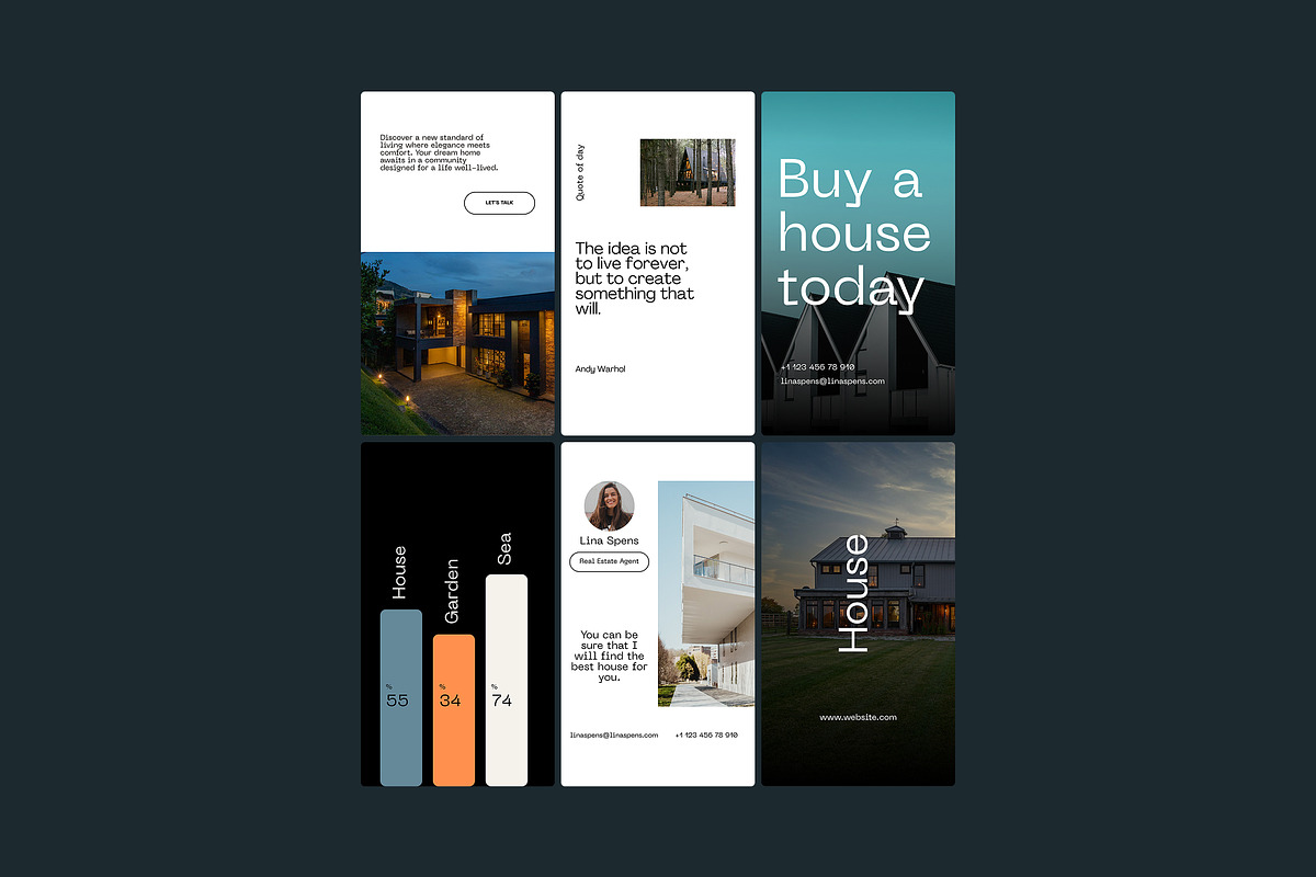 Real Estate Instagram Template, a Social Media Template by Wolf Theory Studio (Photo 6 of 11)