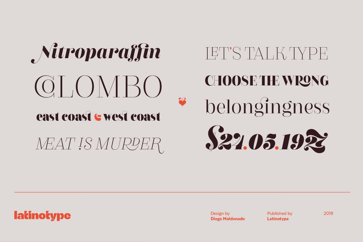 Couturier Poster, a Font by Latinotype (Photo 9 of 14)