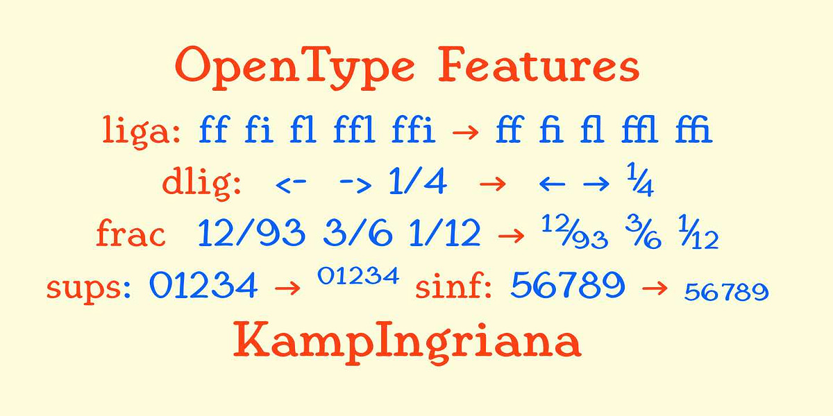 KampIngriana, a Handwritten Font by Ingrimayne Type (Photo 9 of 10)