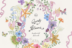 Quirky Blooms: Whimsical Florals