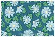 Spring Flower Pattern Set, an Illustration by Johanna V. Creative (Thumbnail 4 of 4)