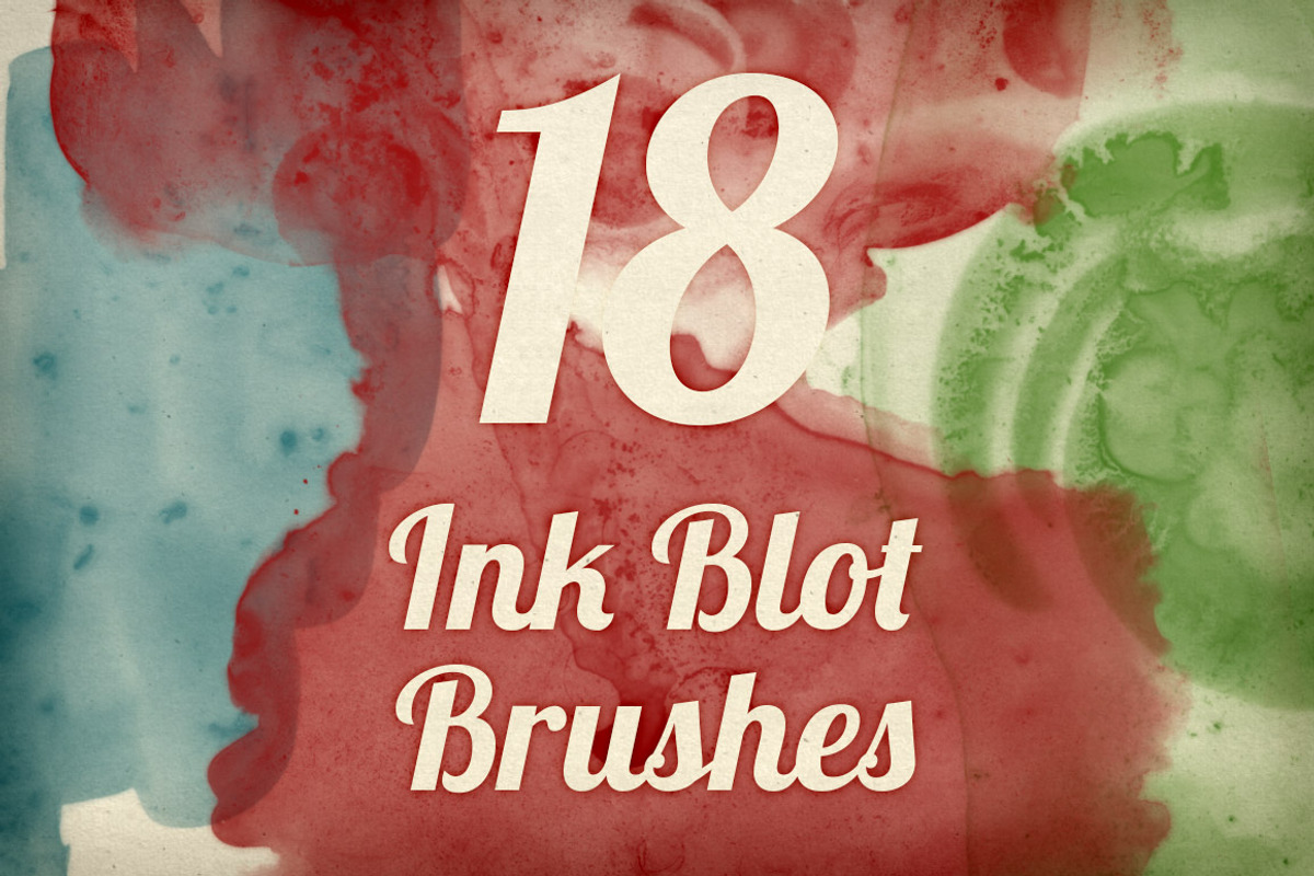 Ink Blot Brush Pack 1, a Brush Add-On by Design Panoply (Photo 1 of 5)