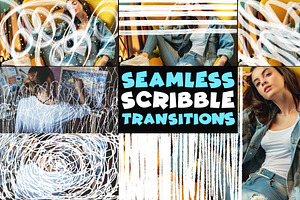 Scribble Transitions Motion Graphics