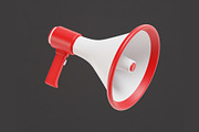 Megaphone 3d model, an Object 3D Model by fahad121 (Thumbnail 2 of 5)
