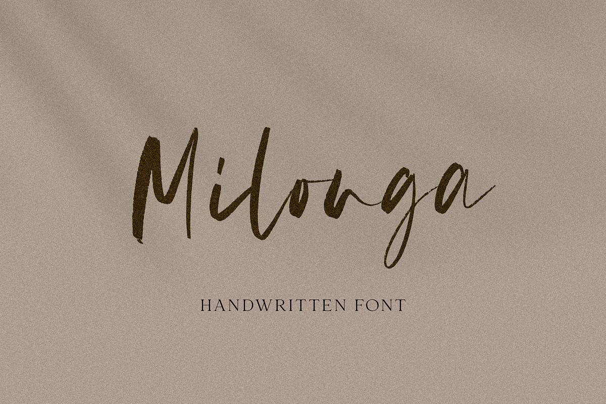 Milonga, a Script Font by Larin Type Co. (Photo 1 of 9)