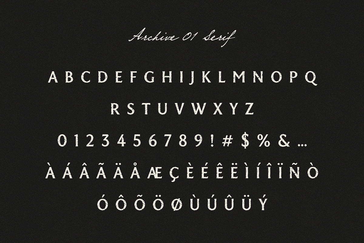 Archive 01 - Editorial Font Duo, a Script Font by Davide Bassu (Photo 14 of 15)