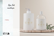 Spa Set Mockup, a Cups & Container Mockup by YuMyart (Thumbnail 1 of 8)