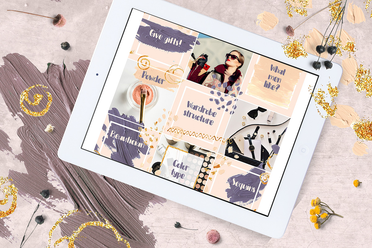 Instagram post template, a Social Media Template by Integrity_store (Photo 3 of 8)