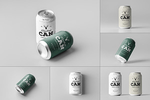 Can Mock-up 6, a Cups & Container Mockup by Yogurt86