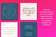 Spiritual Healing Social Media Posts, a Social Media Template by Chantelle T Illustrations (Thumbnail 3 of 7)