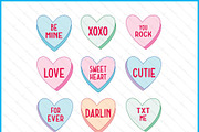 Candy Sweet Hearts Love Valentines, a Graphic by Creativeusart (Thumbnail 3 of 4)