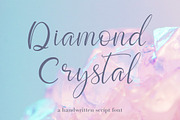 Script font Diamond Crystal, a Script Font by Almazova Dolzhenko (Thumbnail 1 of 11)