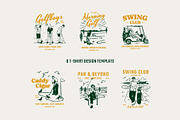 Golf Vintage Graphic, a Sport Illustration by Skilline Supply Co. (Thumbnail 4 of 12)