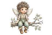 Fairy Boy Clipart PNG, an Illustration by Memories By Lea (Thumbnail 17 of 20)