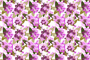 12 Pink Floral Seamless Patterns Set, a Pattern Graphic by Sunset&Sea Design (Thumbnail 3 of 4)