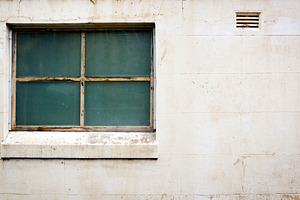 Window on Concrete Background, an Abstract Photo by THP Creative