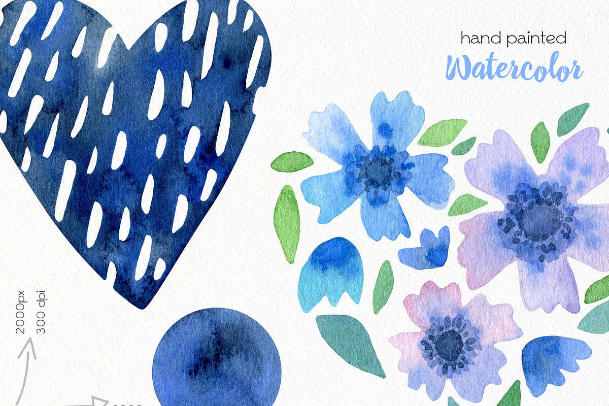 Valentines Day. Hearts, a Decorative Illustration by OllyKo Art (Photo 9 of 11)