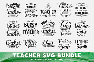 Teacher SVG Design Bundle