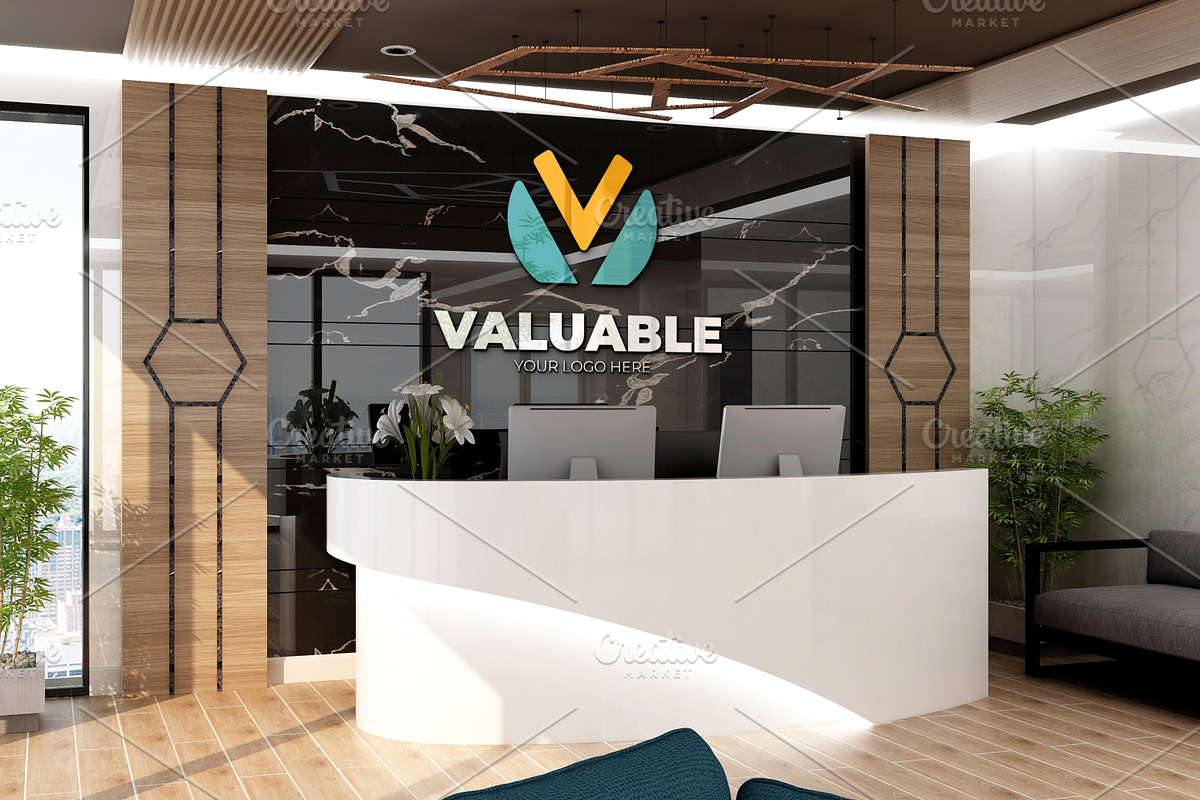 Office Receptionist Room Mockups, a Product Mockup by Ayy (Photo 10 of 10)