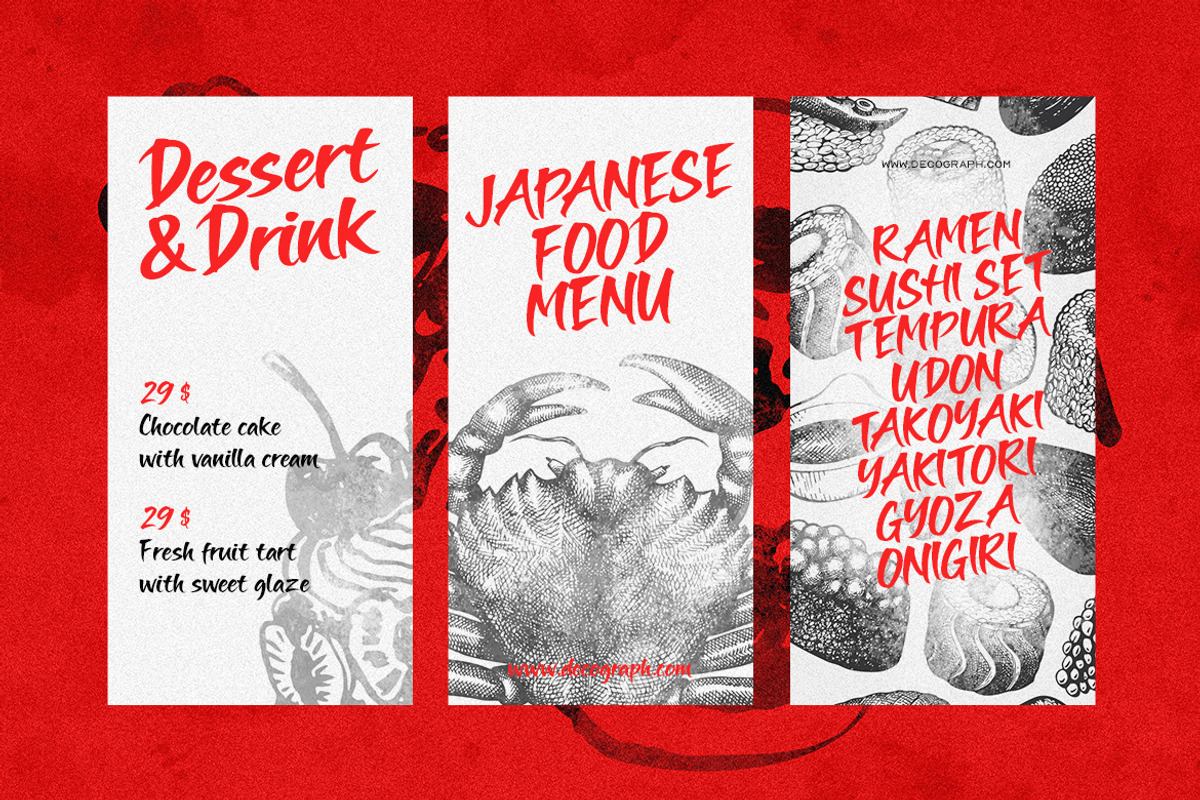 Flavor Spice – Brush Script, a Handwritten Font by decographstud (Photo 4 of 9)