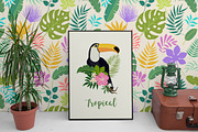 Tropical Set + Bonus Patterns, a Decorative Illustration by Imaginasty (Thumbnail 4 of 4)