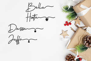 Christmas Bella Script Monoline