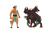 Mythical, fantastic creatures set, an Animal Illustration by PaperTrident (Thumbnail 3 of 7)