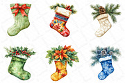 Christmas Stokings Clipart, an Illustration by DreamPrint404 (Thumbnail 6 of 7)