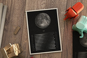 Minimalistic Wall Moon Calendar 2020, a Flyer Template by BlackMocca (Thumbnail 5 of 11)
