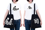 KAMASUTRA with skeletons, an Illustration by Tanya Akhmett (Thumbnail 2 of 14)