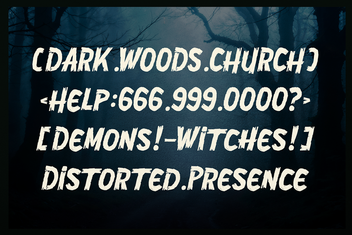 Madness Scratch Display Horror Font, a Blackletter Font by gracetype_studio (Photo 4 of 12)