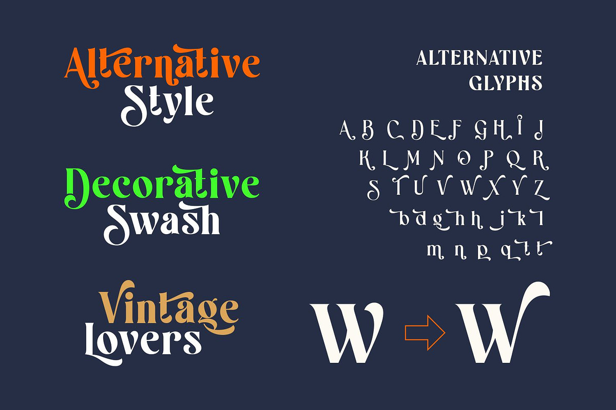 Westiva Fonts Family, a Serif Font by Asenbayu (Photo 8 of 14)