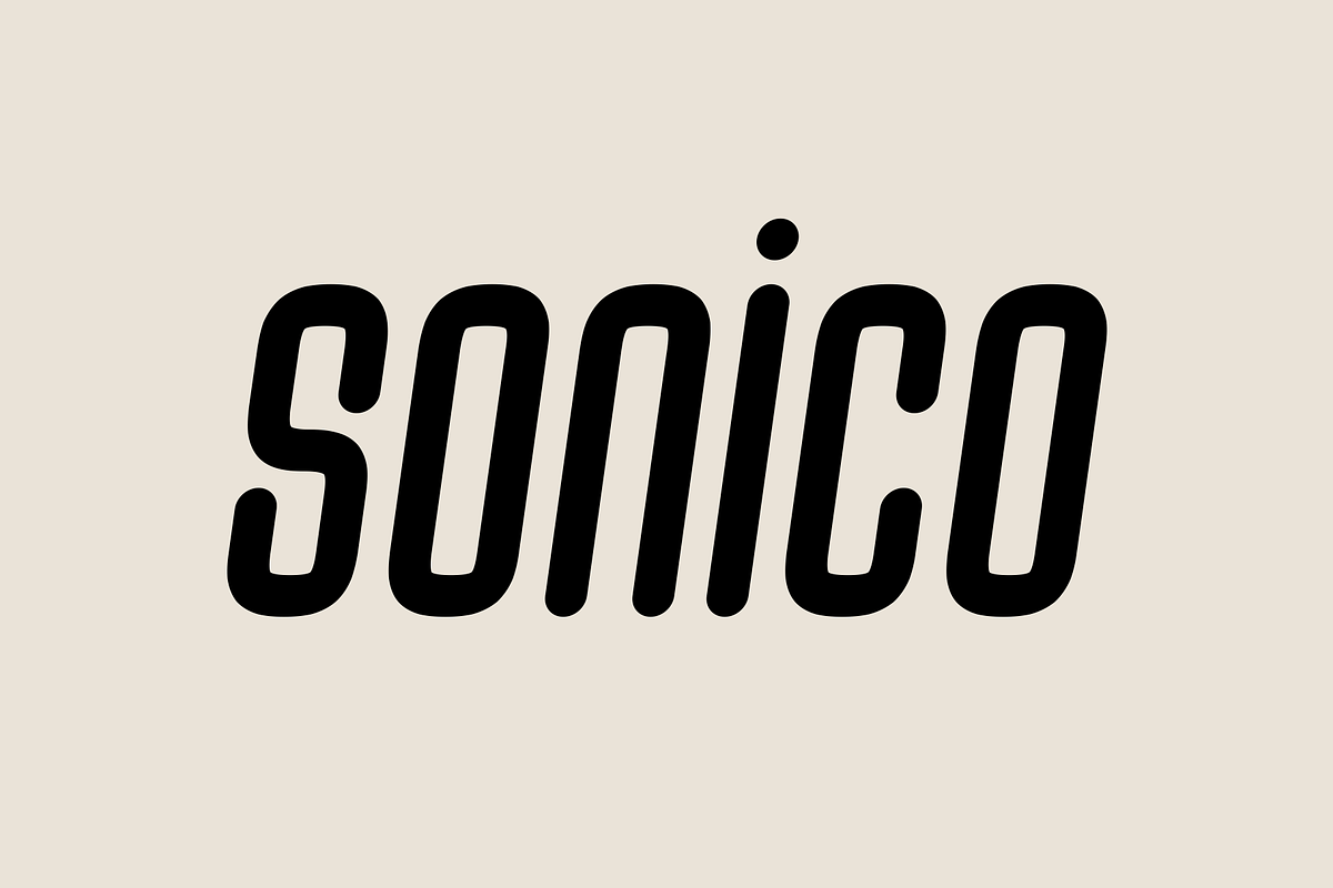 Sonico - Font Family