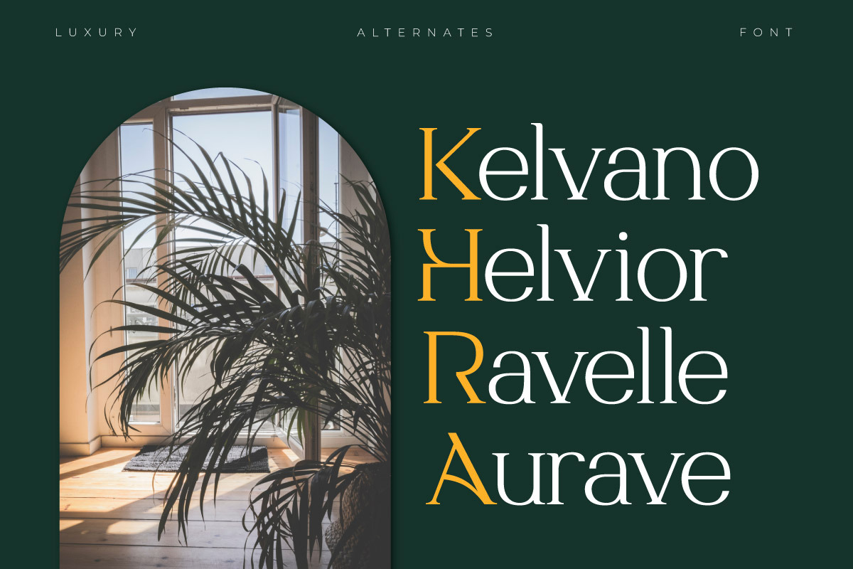 Norriex - Luxury Serif Font, a Serif Font by trabaskriya (Photo 5 of 11)