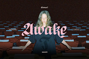 Awake - Blackletter Groovy, a Blackletter Font by ClevUs (Thumbnail 1 of 12)