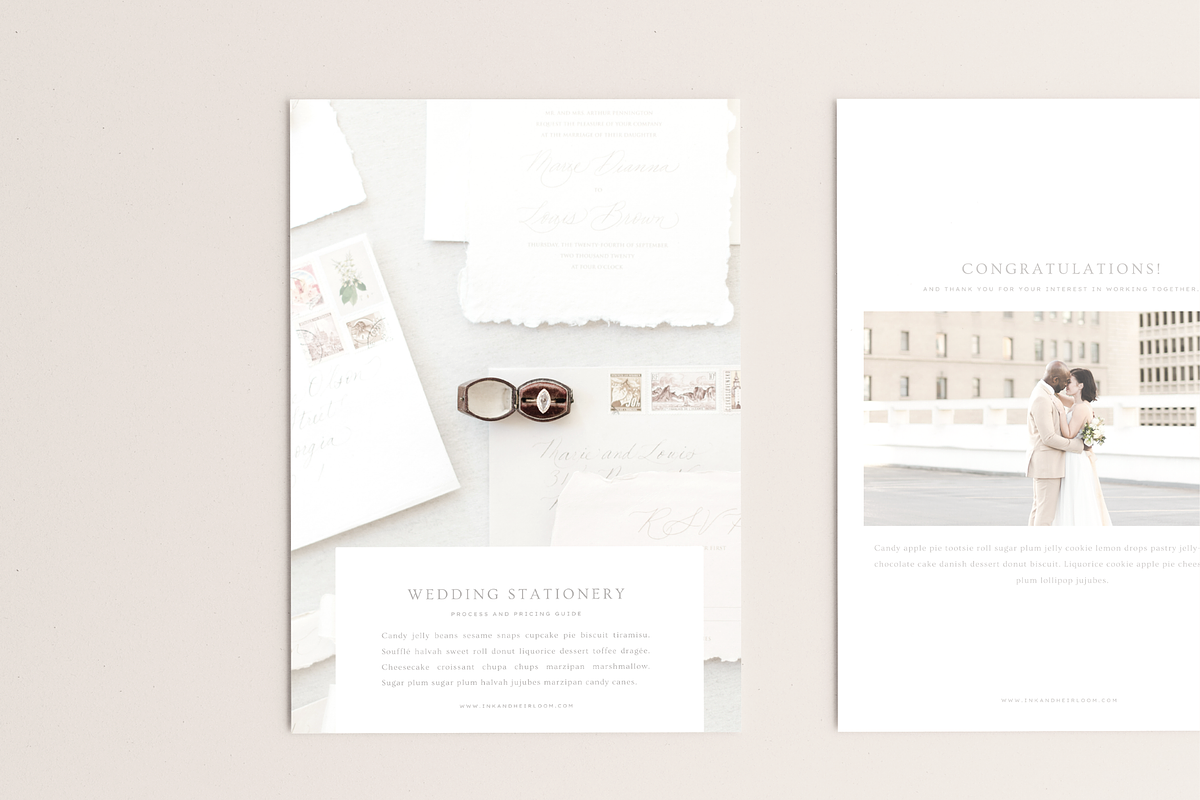 CANVA Process/Pricing Guide Template, a Magazine Template by Loren Schmidt Studio (Photo 5 of 9)