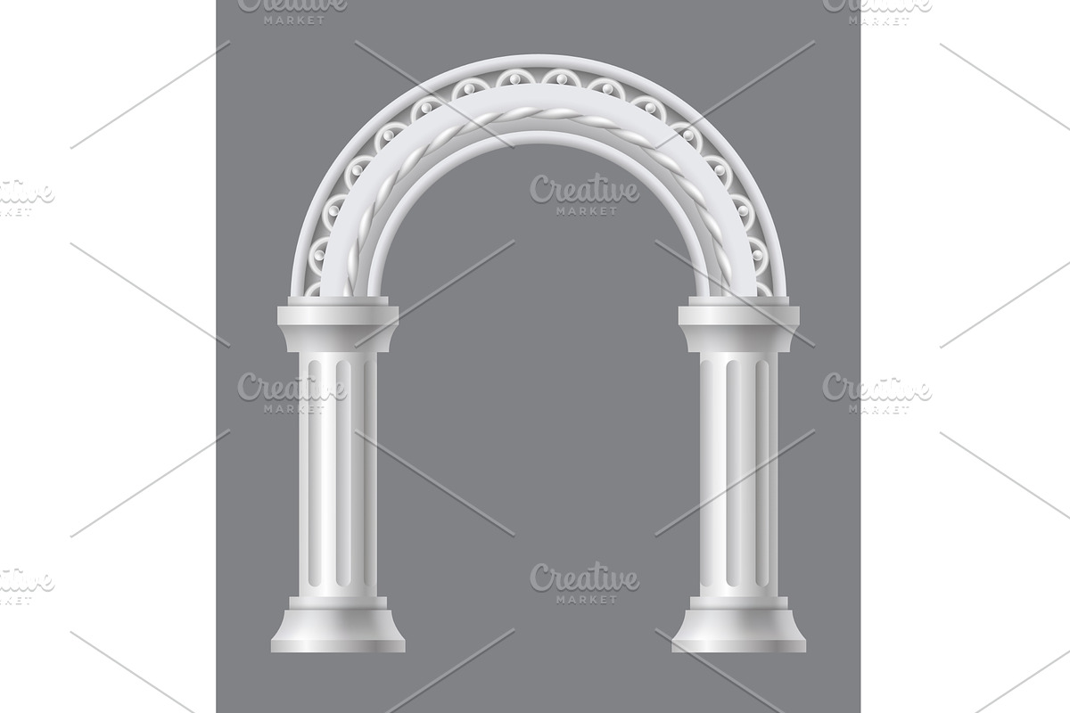 Ancient roman arch, an Object Illustration by Things for designers
