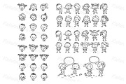 Doodle kids various emotion set, a Person Illustration by Bubert Art (Thumbnail 5 of 7)