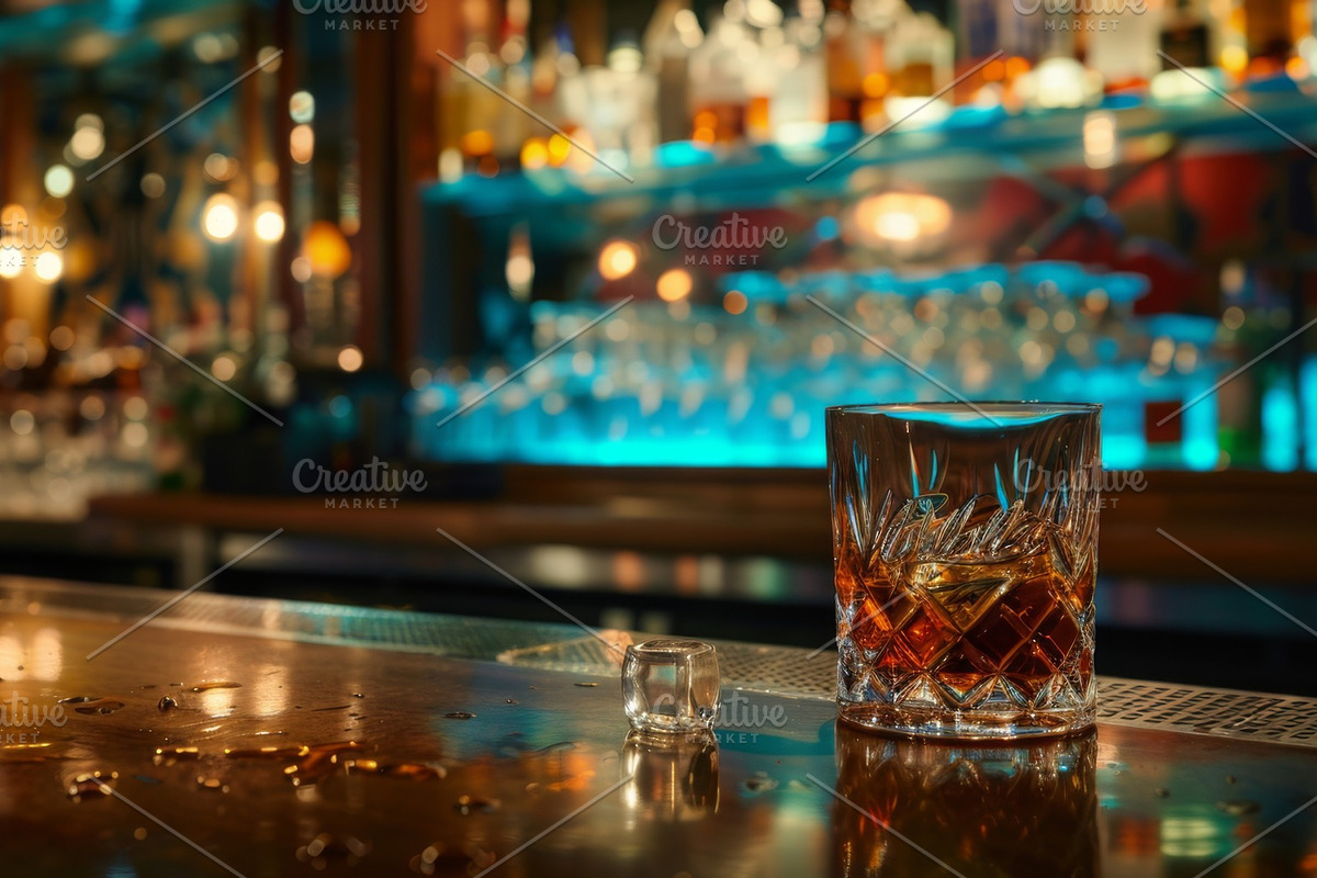 87 whiskey glasses, a Food & Drink Photo by Handmadefont (Photo 24 of 87)