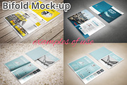 Bifold Brochure Mockup, a Print Template by MockUps Gallery (Thumbnail 2 of 6)