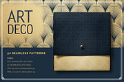 Art Deco Seamless Patterns, a Pattern Graphic by Youandigraphics (Thumbnail 1 of 9)