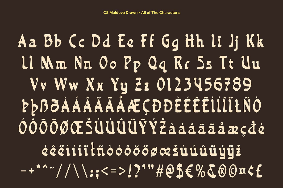 CS Maldova Drawn, a Sans Serif Font by Craft Supply Co. (Photo 8 of 8)